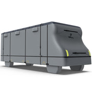 RVMasking Waterproof 600D Top Class C RV Cover With Rear Side Roll-Up Door for 23'1"-32' Motorhome