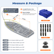 14 v hull boat cover