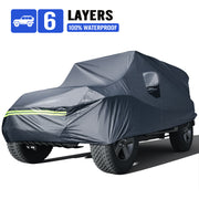 KAKIT 6 Layers Covers Compatible for Jeep 2 Door M/XXL