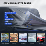 KAKIT 6 Layers Covers Compatible for Jeep 2 Door M/XXL