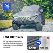 KAKIT 6 Layers Covers Compatible for Jeep 2 Door M/XXL