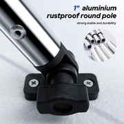 KAKIT 4 Bow Bimini Tops for Boats 1200D Oxford Boat Canopy Includes Storage Boot Easy Install