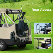 KAKIT 800D Oxford 4 Person Golf Cart Enclosure with Roll-up Windshield
