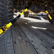 Trekassy Car Tie Down Straps for Trailers with Snap Hooks, 2" x 96" Ratchet Car Straps