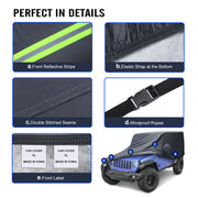 KAKIT 6 Layers Covers Compatible for Jeep 2 Door M/XXL