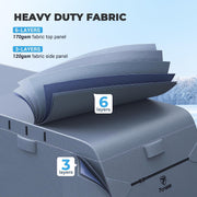【Pre-Sale】Extra Thick 6 Layers Travel Trailer RV Cover for 22'1"-34'(Dark Blue Grey)