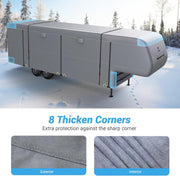7 Layers Top 5th Wheel RV Camper Cover Motorhome Cover for 31'1''-40'
