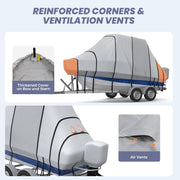 center console boat cover t top