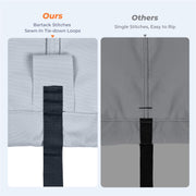 RVMasking Heavy Duty Waterproof 900D Jon Boat Cover with Motor Cover