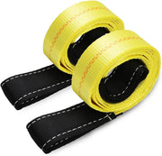Trekassy 2 Pack 6' x 2" Lift Sling Straps 10,000lbs Max Vertical Break Strength Capacity