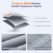 RVMasking 600d jon boat cover waterproof