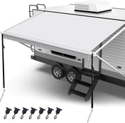 Fonzier 18oz RV Awning Fabric Replacement for Trailer Camper Awning