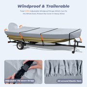 jon boat cover 16 ft windproof