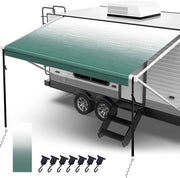 Fonzier 18oz RV Awning Fabric Replacement for Trailer Camper Awning