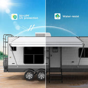 Fonzier 18oz RV Awning Fabric Replacement for Trailer Camper Awning