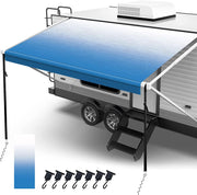 Fonzier 18oz RV Awning Fabric Replacement for Trailer Camper Awning