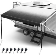 Fonzier 18oz RV Awning Fabric Replacement for Trailer Camper Awning