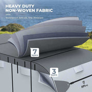RVMasking 7 Layers top RV Travel Trailer Cover with Zippered Sides Fits 18' 1''-24'