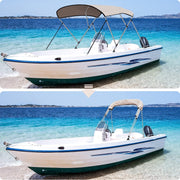 KAKIT 750D 3 4 Bow Bimini Tops for Boats Includes Rear Support