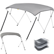 KAKIT 4 Bow Bimini Tops for Boats 1200D Oxford Boat Canopy Includes Storage Boot Easy Install