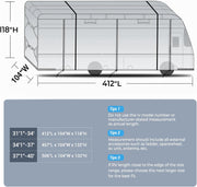 6 Layers Top Class A RV Cover Heavy Duty Camper Cover for 37'-40' Motorhome