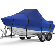 RVMasking 1200D Middle Center Console Bass Boat Cover for V-Hull Runabouts with Motor Cover