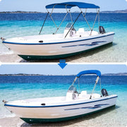 KAKIT 3 4 Bow Bimini Top Replacement Cover, Sun Shade Boat Canopy Replacement