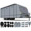 RVMasking Waterproof 600D Top RV Travel Trailer Cover for 15'1"-40'