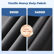 RVMasking Waterproof Boat Cover 20-22 ft, 1400D Heavy Duty Middle Reinforced Marine Grade Trailerable Cover, Fits 20'-22' V-Hull Tri-Hull Bass Boat Runabout Fish Ski Boat with Storage Bag