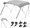 750D 3 4 Bow Bimini Tops for Boats Includes Rear Support Poles Adjustable Straps Storage Boot