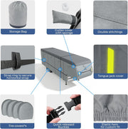RVMasking 5th Wheel RV Cover, 9 Layers Waterproof