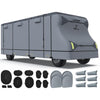 RVMasking 7 Layers top Class C RV Cover With Rear Side Roll-Up Door Fits 23'1"-32' Motorhome