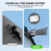 Extra Thick 7 Layers Travel Trailer RV Cover, Anti-UV, Weatherproof, Rip-Stop, Utility Heavy Duty RV Cover 31'7"-34'