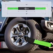 Trekassy Car Tie Down Straps for Trailers with Stake Pocket D Ring (4PK), Includes 4 Pack Axle Straps, 10,000lbs Break Strength, Used for Car, Truck, UTV Transport