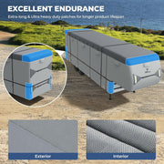 RVMasking 5th Wheel RV Cover, 9 Layers Waterproof
