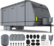 RVMasking 7 Layers Extra-Thick Travel Trailer RV Cover 34-37ft