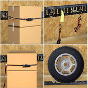 Trekassy 4 Pack 5' E-Track Rails & 17 Etrack E Track Tie-Down Rail Kit for Truck Bed, Trailers