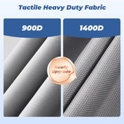 RVMasking Boat Cover, 1400D Heavy Duty Middle Reinforced, Waterproof Trailerable with Storage Bag for V-Hull, Tri-Hull, Fish & Ski, Runabout Bass Boat