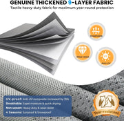 RVMasking 5th Wheel RV Cover, 9 Layers Waterproof