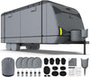 RVMasking 7 Layers Top Heavy Duty Travel Trailer RV  Cover for 15'1"-40' Windproof, UV resistant