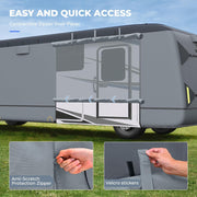 RVMasking 7 Layers top Class A RV Cover Fits 31'1"- 42' Motorhome