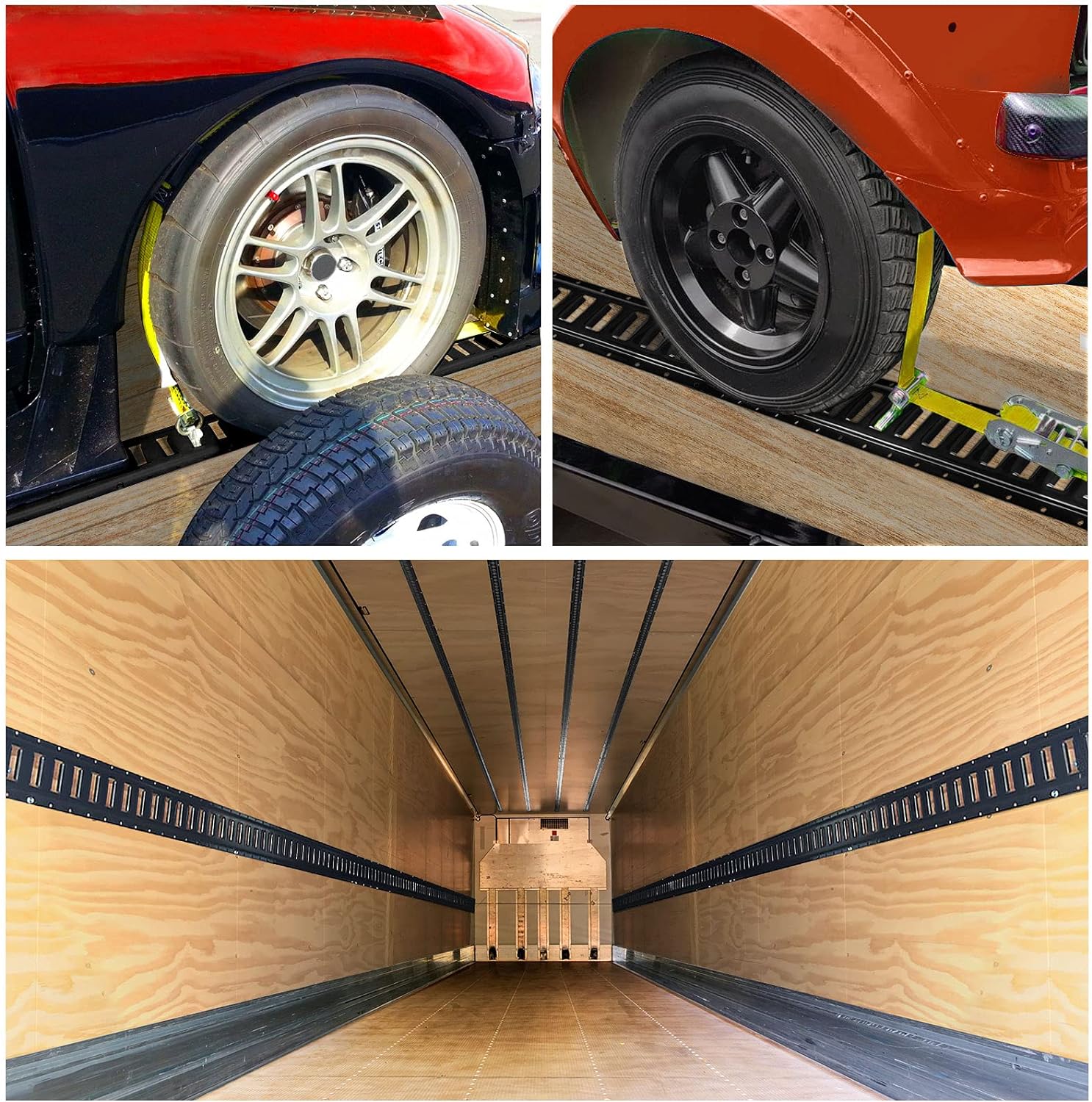 Trailer Diy Rails Trekassy 4 Pack 5' E-Track Rails & 17 Etrack E Track Tie-Down Rail Kit ...