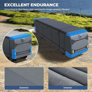 RVMasking 38'1"-42' Top Class A RV Cover, 9 Layers Waterproof, Anti-UV, 4 Tire Covers, Rip-Stop