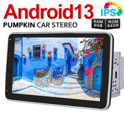 2 Din 10.1" IPS Touch Screen Android 13 Octa-Core Carplay Car Stereo (6GB+64GB)