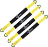 Trekassy 36"x 2" Axle Tie Down Straps with D-Ring and Protective Sleeve 10,000 Pound Capacity - 4 Pack