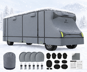 RVMasking Class C RV Cover, 9 Layers Waterproof Top (26'1"-29', Dark Gray)