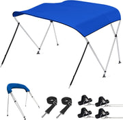 3 4 Bow Bimini Tops for Boats Includes Rear Support Poles 