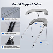 boot & support poles